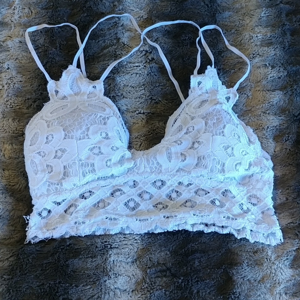 White brawlette size small